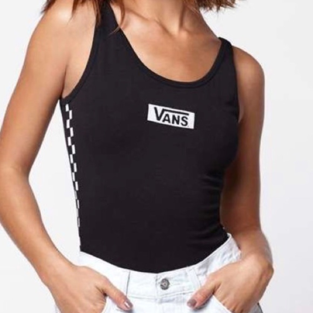 Vans Off The Wall black checkered bodysuit